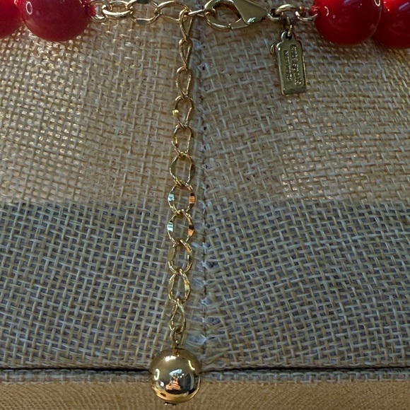 Kate Spade New York True Colors CZ & Red Stone Beaded Necklace, Statement - Picture 5 of 15